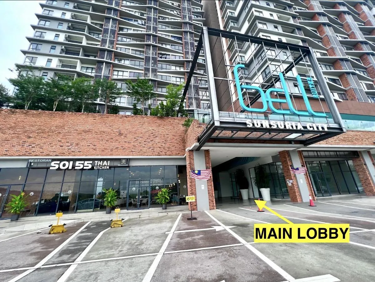 Apartment Sepang Circuit # Bell Suite Twin King Sepang Kota Warisan Klia - Near Klia Malaysia